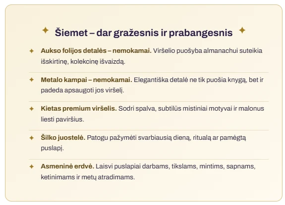 Knyga "Mėnulio raganos almanachas 2027"