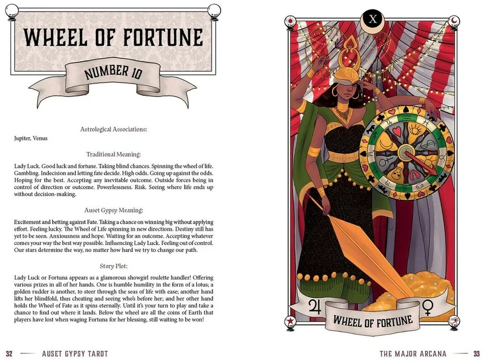 Taro kortos AUSET GYPSY TAROT