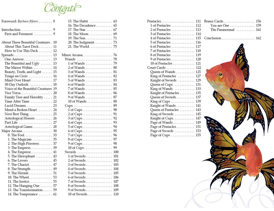 Taro kortos BEAUTIFUL CREATURES TAROT 2