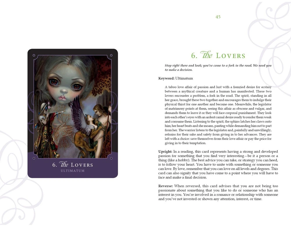 Taro kortos BEAUTIFUL CREATURES TAROT 2