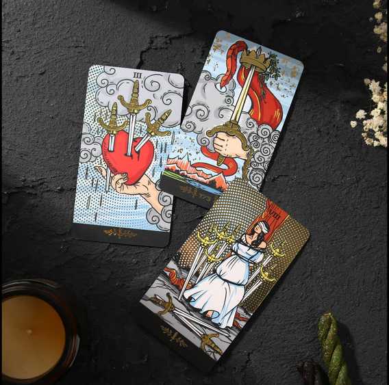 Taro kortos „Golden Classics Tarot", rusų kalba