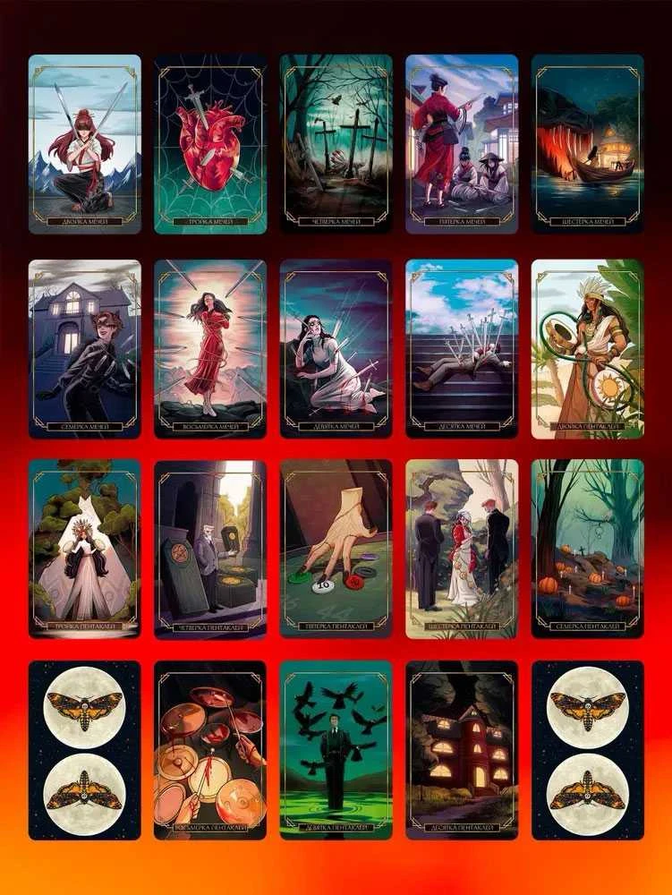 Taro kortos rusų kalba. MYSTIC DRAMA TAROT