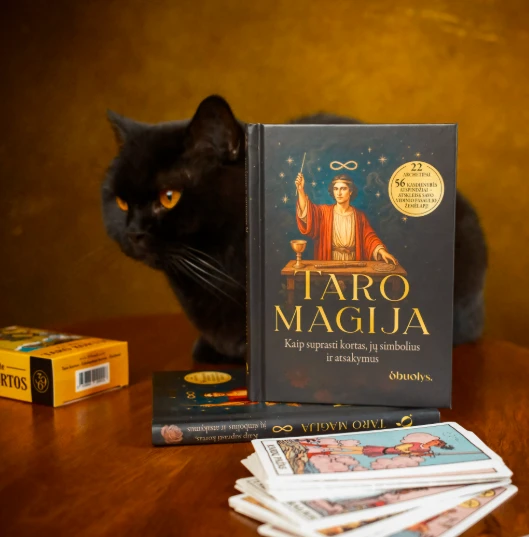 Knyga TARO MAGIJA : kaip suprasti kortas, jų simbolius ir atsakymus