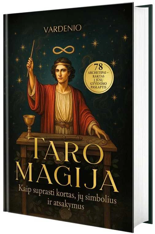 Knyga TARO MAGIJA : kaip suprasti kortas, jų simbolius ir atsakymus