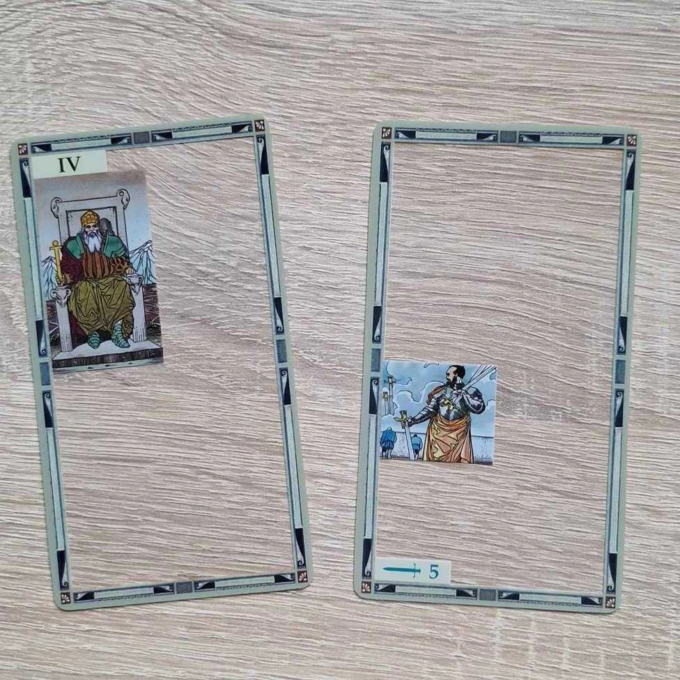 LO SCARABEO Originalios Permatomos UNIVERSAL TRANSPARENT TAROT kortos
