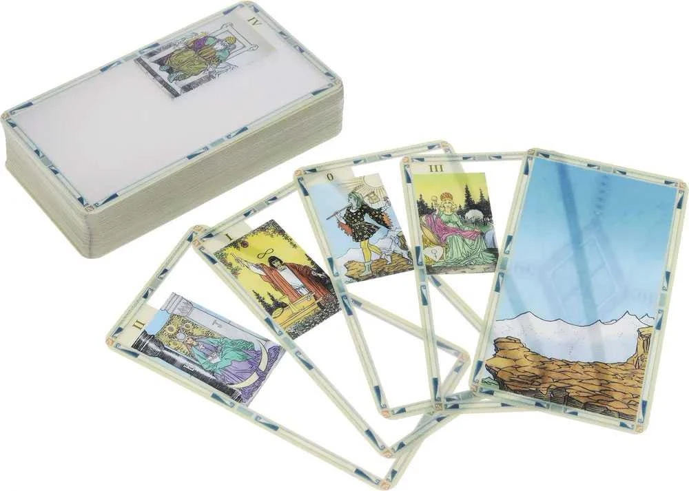 LO SCARABEO Originalios Permatomos UNIVERSAL TRANSPARENT TAROT kortos