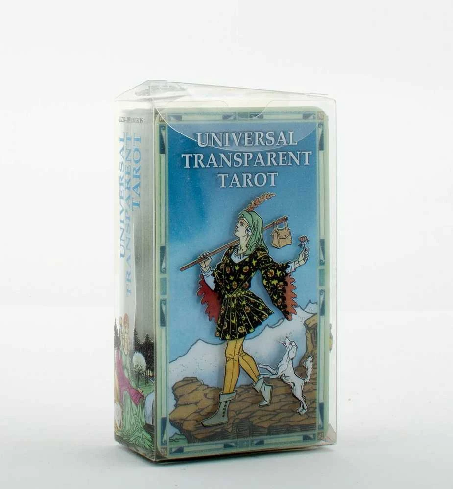 LO SCARABEO Originalios Permatomos UNIVERSAL TRANSPARENT TAROT kortos