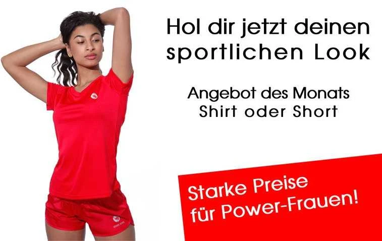 Moteriški sportiniai šortai STARK SOUL, raudonos spalvos