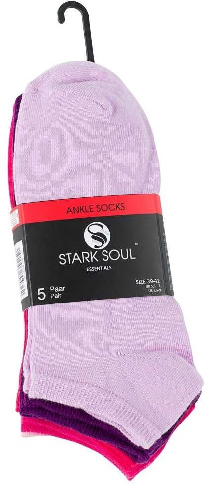 Moteriškos trumpos kojinės Stark Soul® 2133, 5 poros