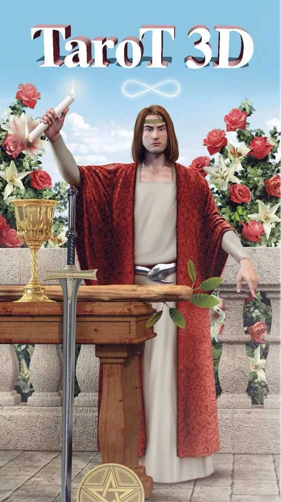 Originalios Taro kortos 3D efektas Tarot (Lo Scarabeo)