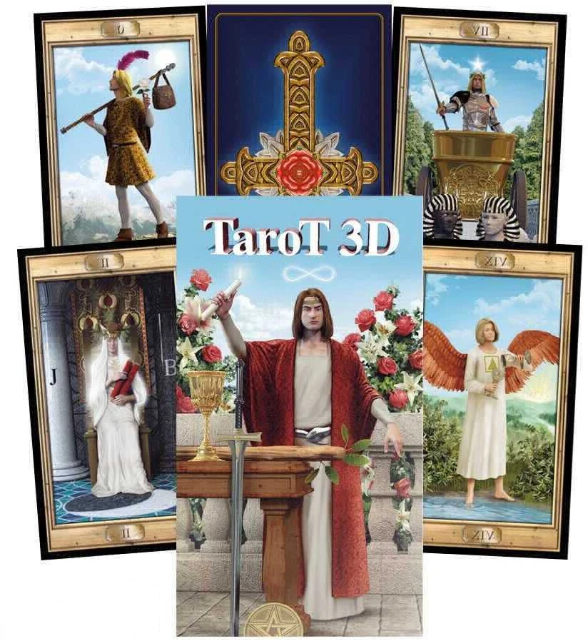 Originalios Taro kortos 3D efektas Tarot (Lo Scarabeo)