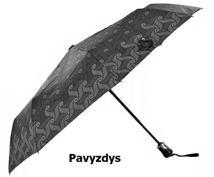 Parasol Pusiau automatinis moteriškas skėtis CARBON STEEL DA331-9