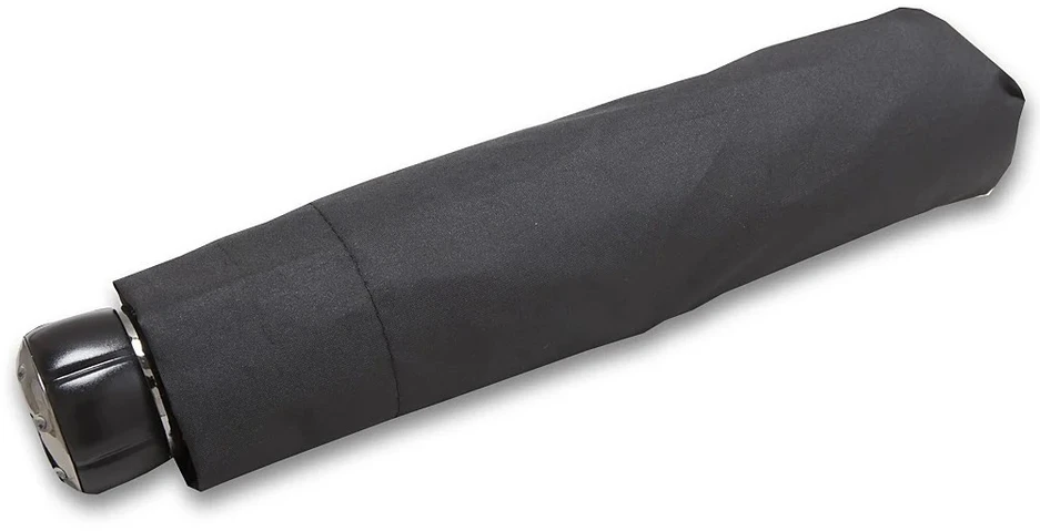 Vyriškas neautomatinis mini sulankstomas skėtis, juodas, N351