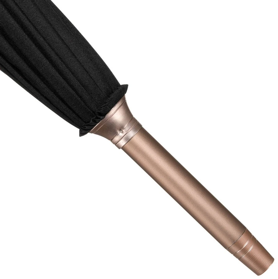 Didelis 128 cm skėtis unisex VELVETTA-3, juodas