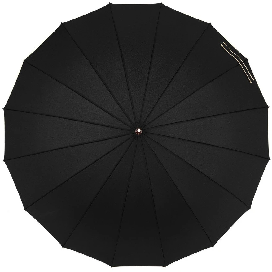 Didelis 128 cm skėtis unisex VELVETTA-3, juodas
