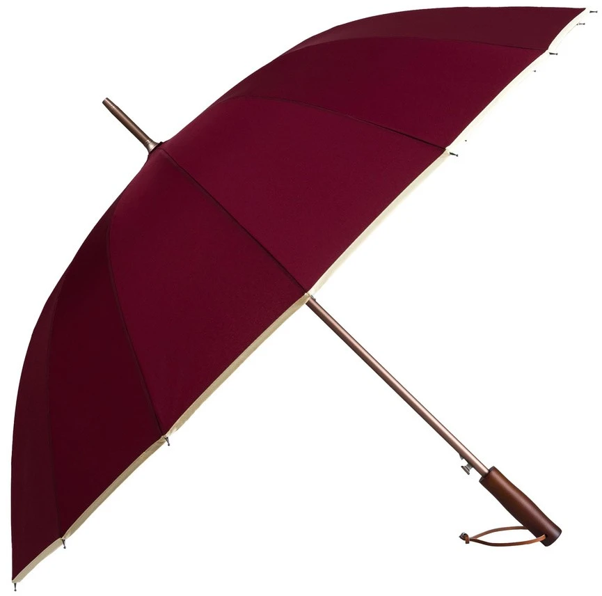 Didelis 128 cm skėtis VELVETTA, bordo