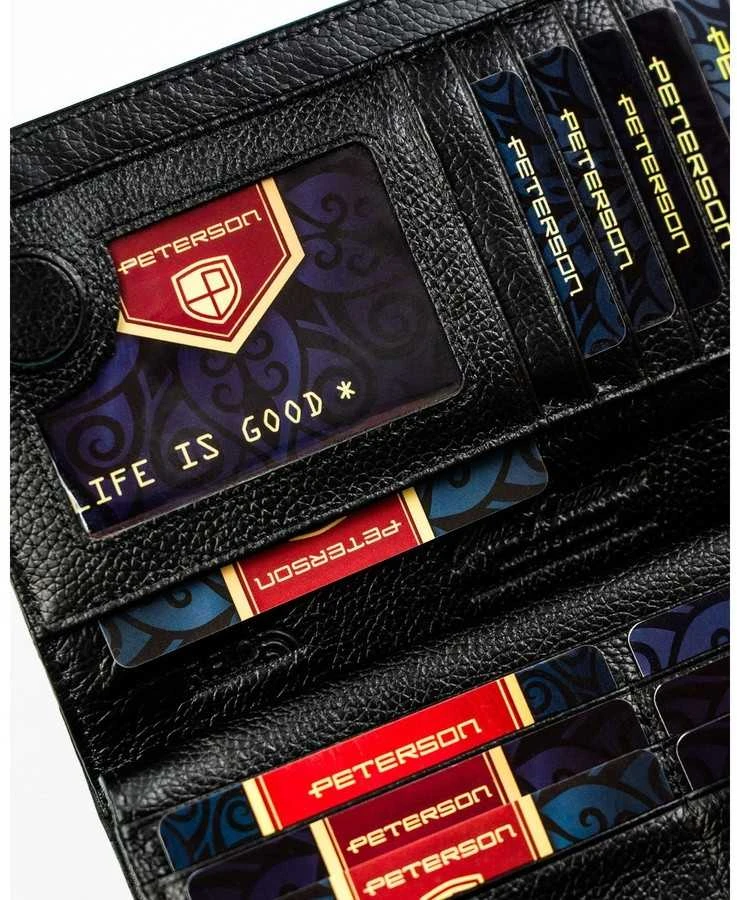 Peterson Moteriška odinė piniginė PETRA-32