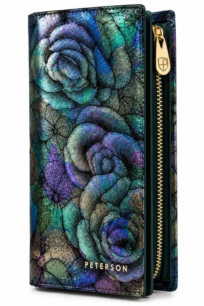 Peterson Moteriška odinė piniginė ROSS-6