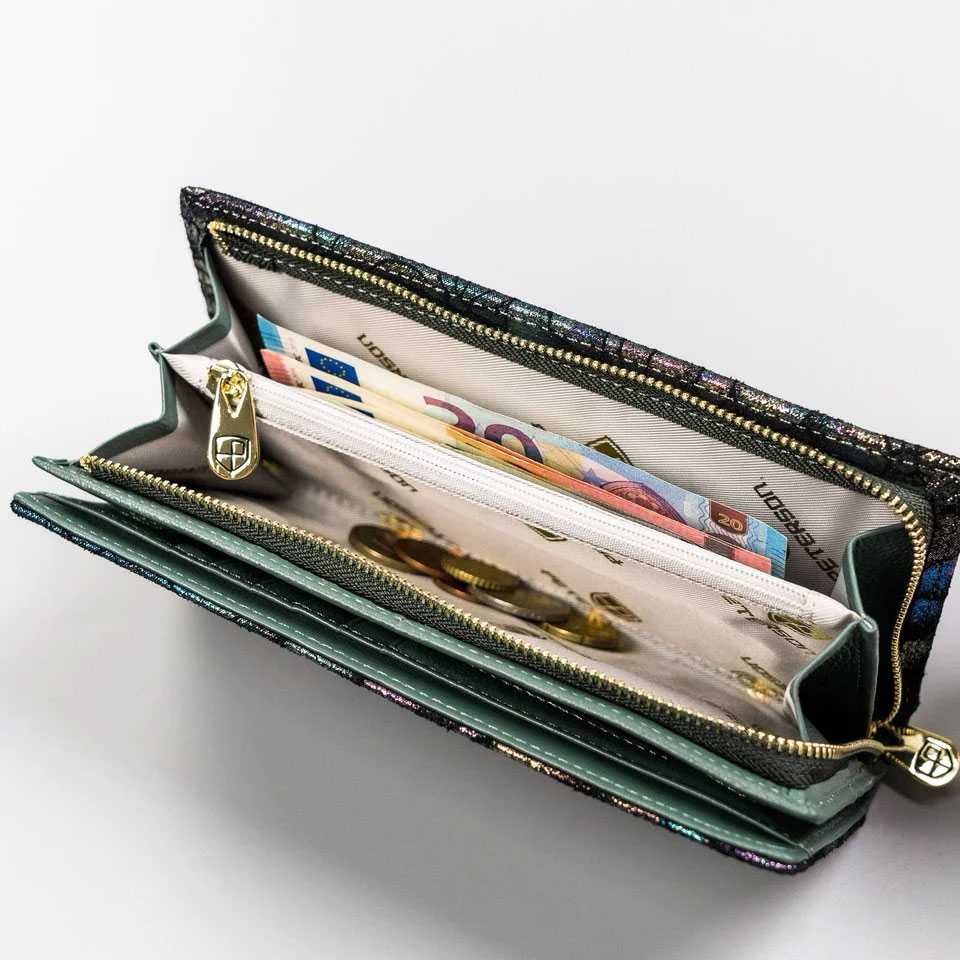 Peterson Moteriška odinė piniginė ROSS-6