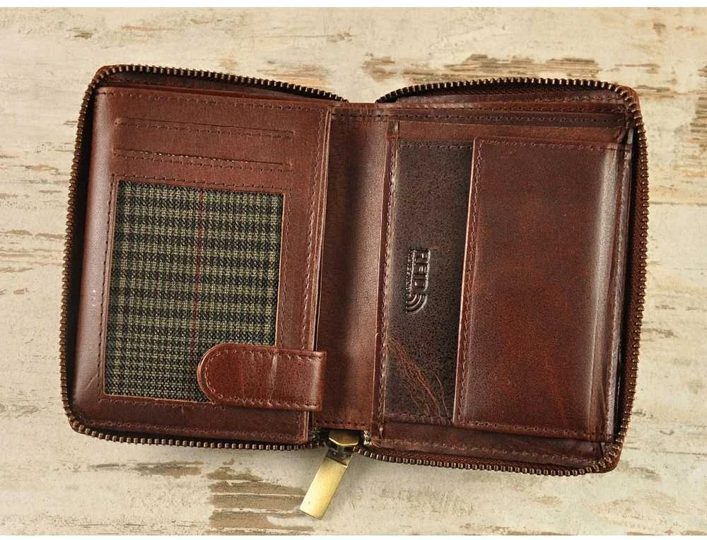Peterson Vyriška odinė piniginė su grandinėle AMERICAN CUSTOM