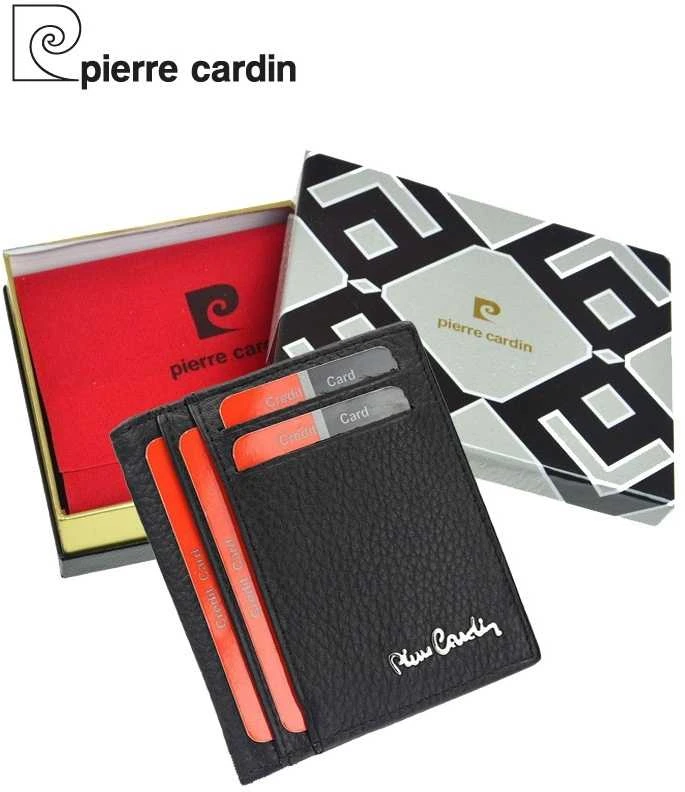 Pierre Cardin Vyriška odinė piniginė / kortelių dėklas EVAN