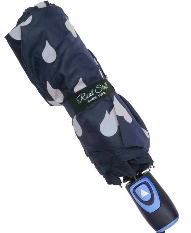 Pusiau automatinis, keičiantis spalvą moteriškas skėtis RS6058blu
