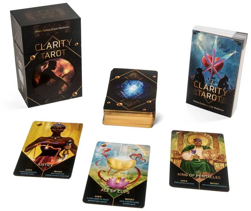 Schiffer Originalios taro kortos " Clarity Tarot" + knygutė