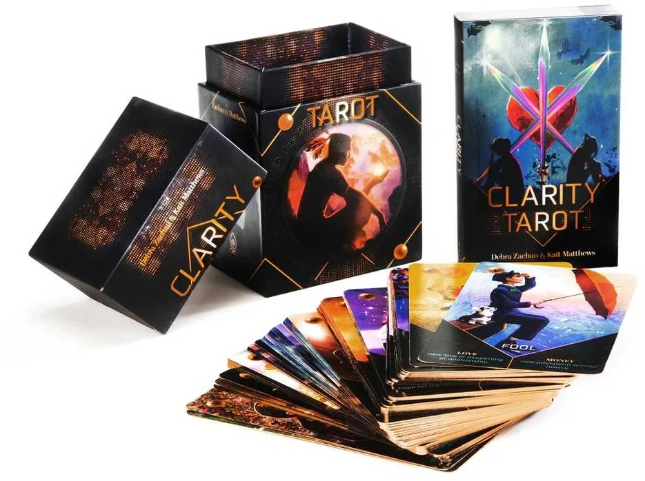 Schiffer Originalios taro kortos " Clarity Tarot" + knygutė