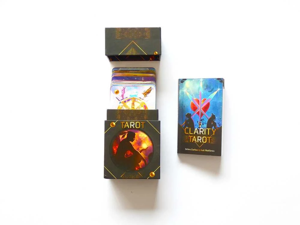 Schiffer Originalios taro kortos " Clarity Tarot" + knygutė