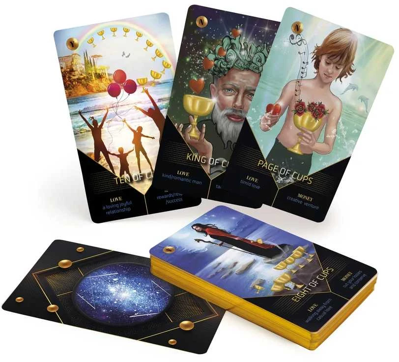 Schiffer Originalios taro kortos " Clarity Tarot" + knygutė