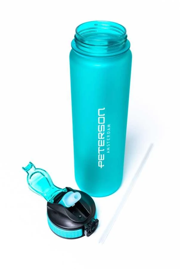 Sportinė vandens gertuvė su šiaudeliu 1000ml PETERSON 9614