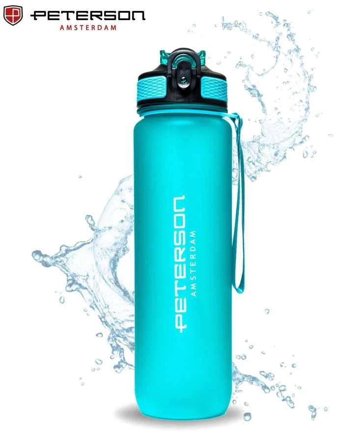 Sportinė vandens gertuvė su šiaudeliu 1000ml PETERSON 9614