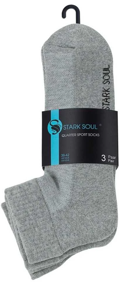 Stark Soul® sportinės kojinės 2100, 3 poros, pilkos