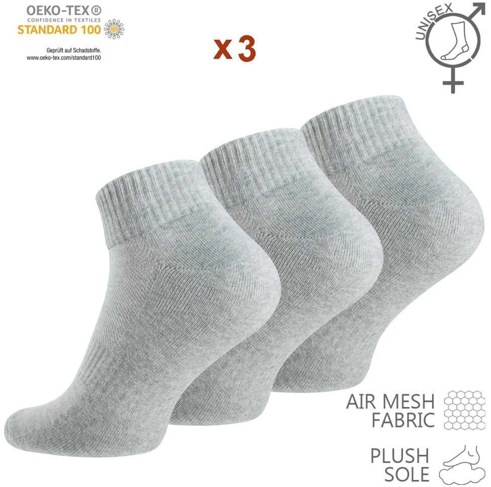 Stark Soul® sportinės kojinės 2100, 3 poros, pilkos