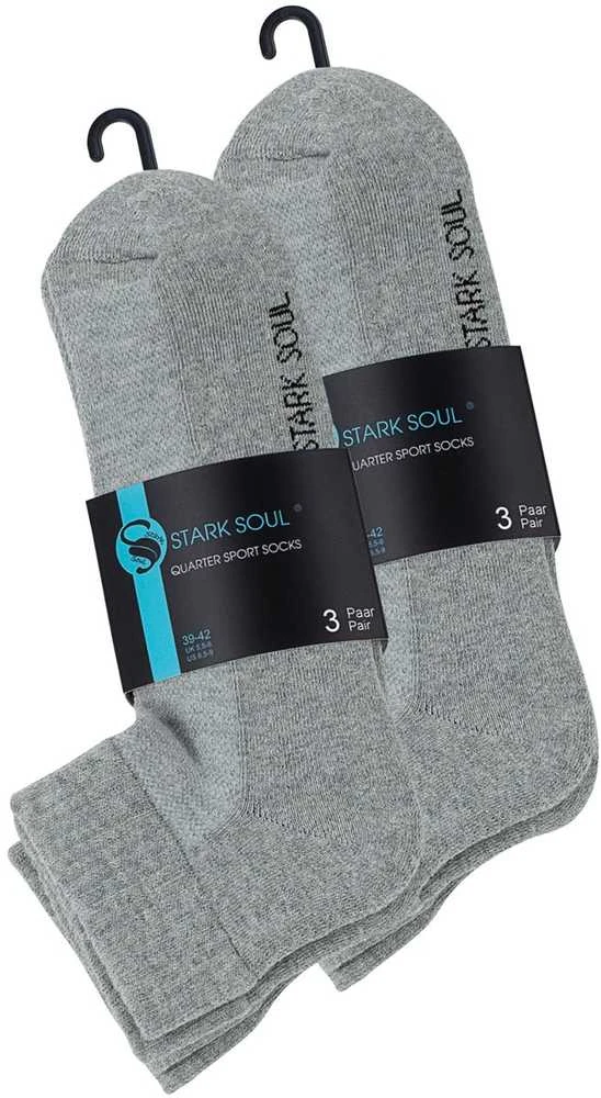 Stark Soul® sportinės kojinės 2100, 6 poros, pilkos