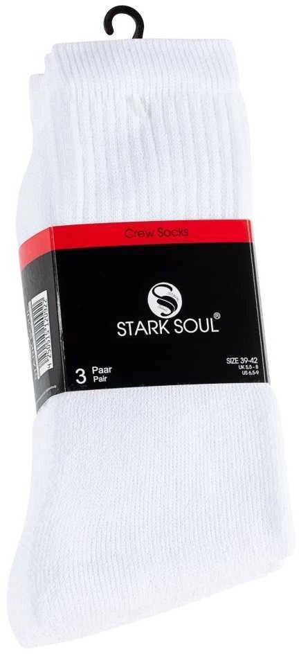 Stark Soul® baltos kojinės, 6 poros