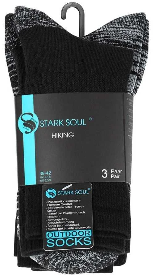 Stark Soul® unisex žygių kojinės su frotiniais padais, 3 poros