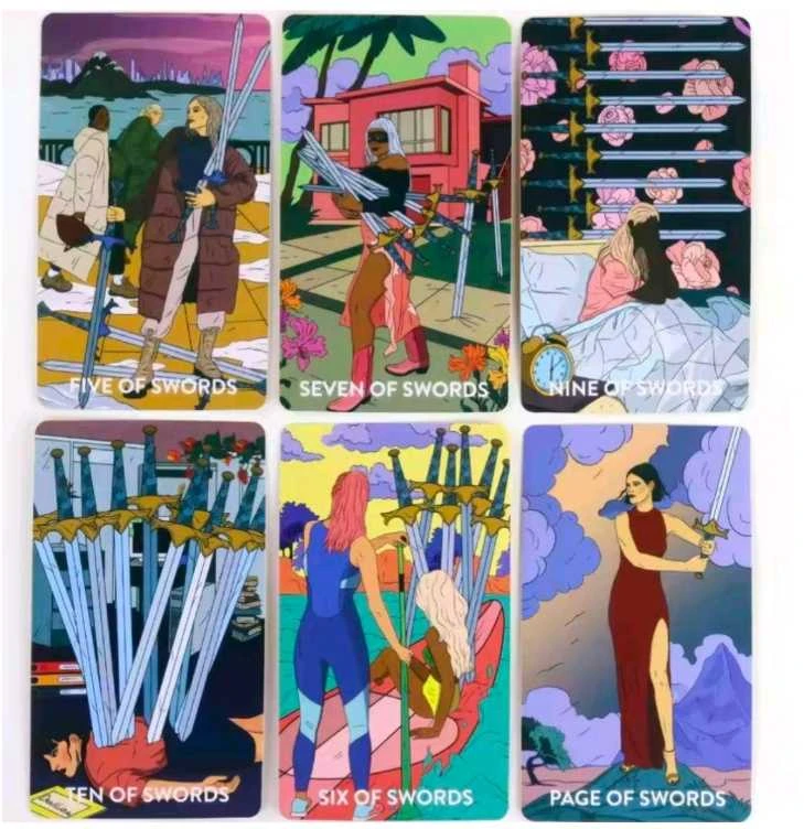 Taro kortos "Neoteric Feminine Tarot"