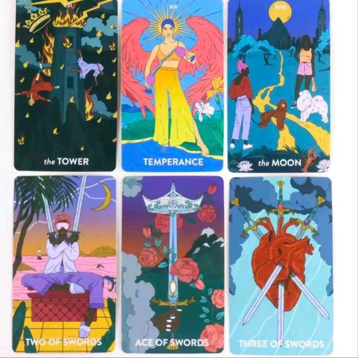 Taro kortos "Neoteric Feminine Tarot"
