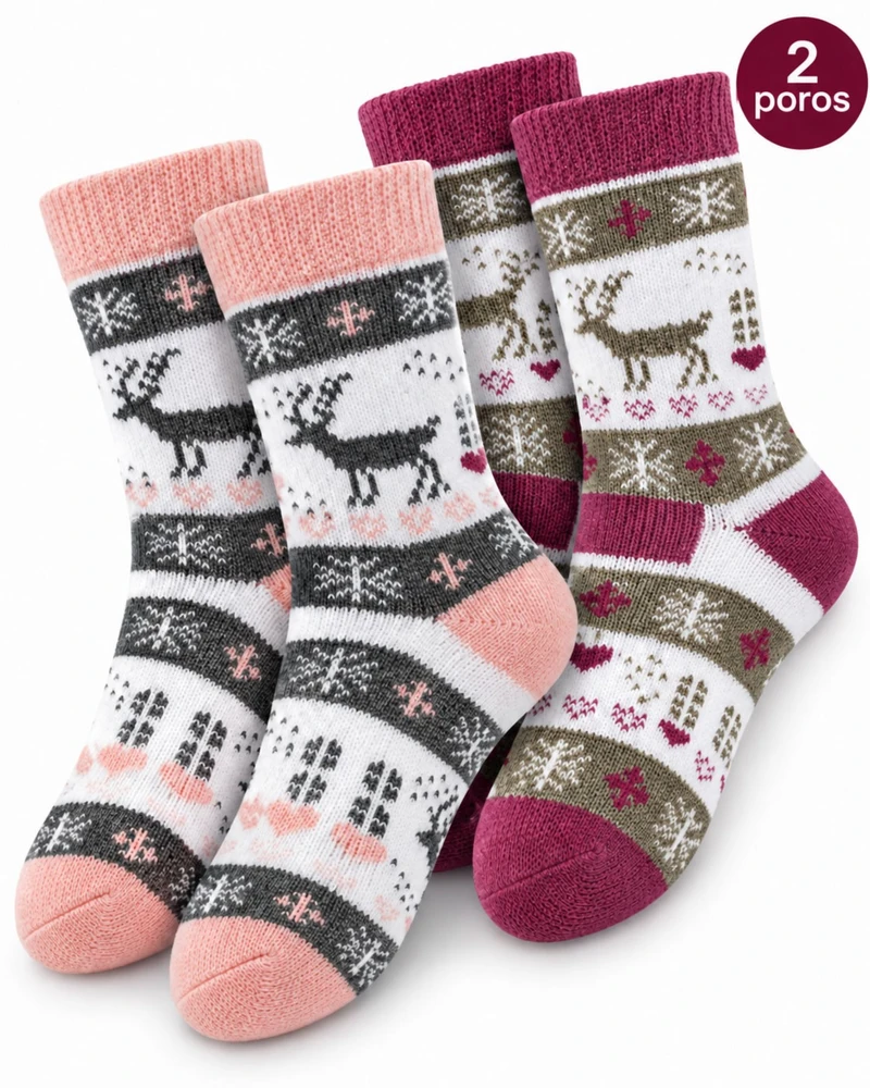 Vca Textil Moteriškos frotinės termo kojinės, 2 poros