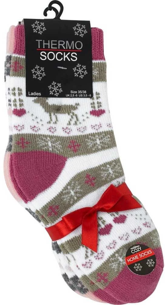 Vca Textil Moteriškos frotinės termo kojinės, 2 poros