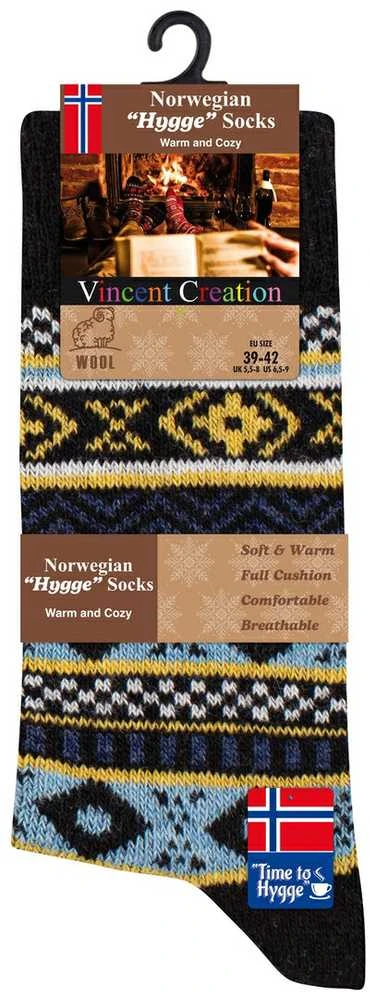 Vca Textil Norvegiškos vilnonės kojinės , unisex, Hygge, 3 poros