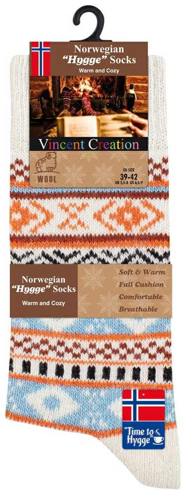 Vca Textil Norvegiškos vilnonės kojinės , unisex, Hygge, 3 poros