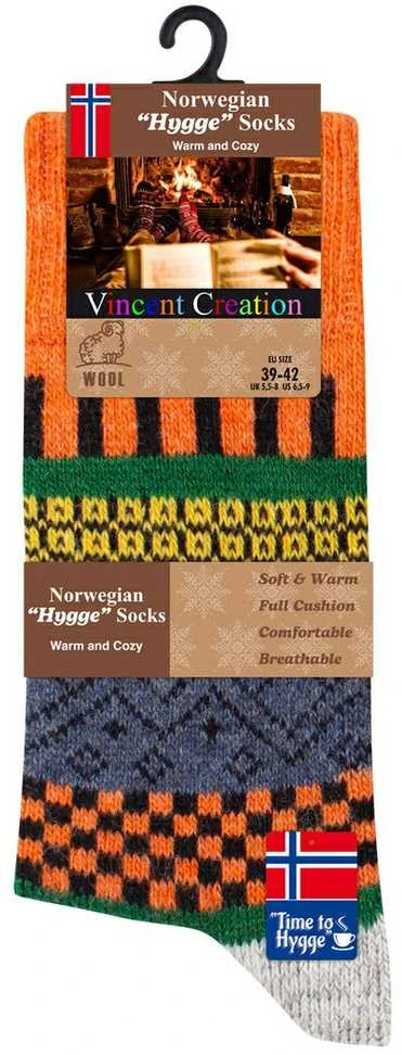 Vca Textil Norvegiškos vilnonės kojinės , unisex, Hygge, 3 poros