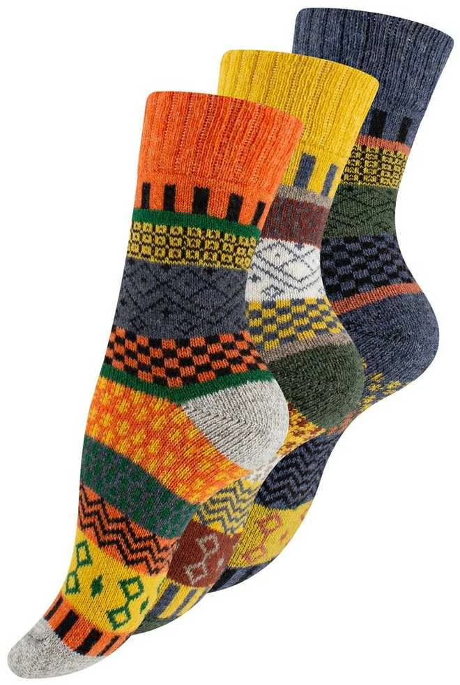 Vca Textil Norvegiškos vilnonės kojinės , unisex, Hygge, 3 poros