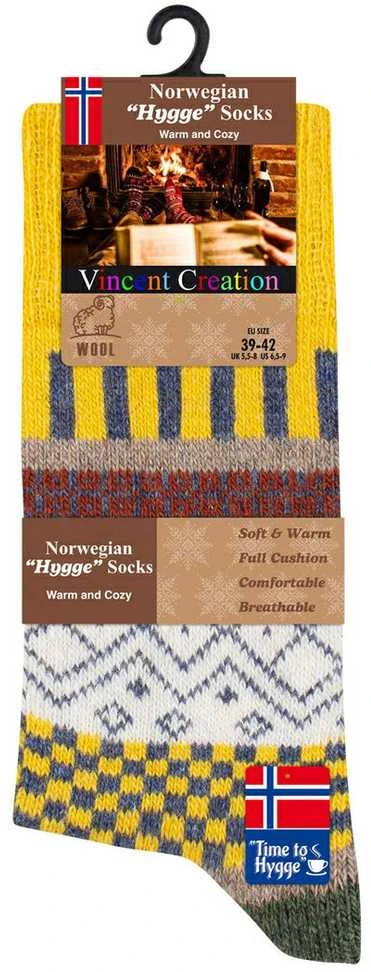 Vca Textil Norvegiškos vilnonės kojinės , unisex, Hygge, 3 poros
