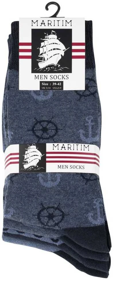 Vca Textil Vyriškos klasikinės medvilninės kojinės N2158, 4 poros