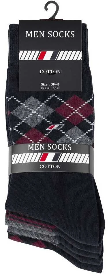 Vca Textil Vyriškos klasikinės medvilninės kojinės, 5 poros