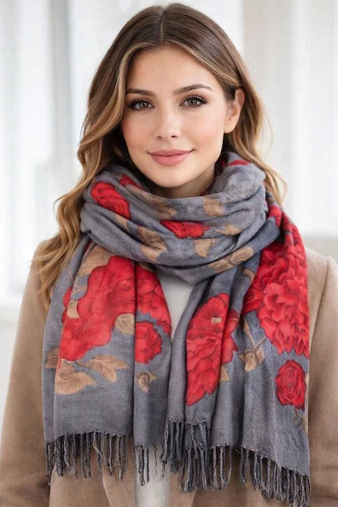 Viper Fashion Moteriškas šalikas su kutais 1298-5