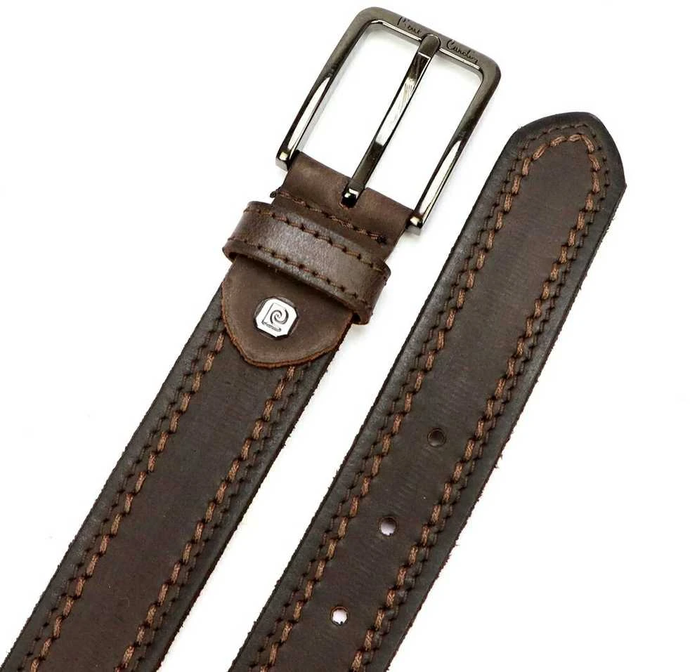 Vyriškas odinis diržas PIERRE CARDIN 3,5 cm